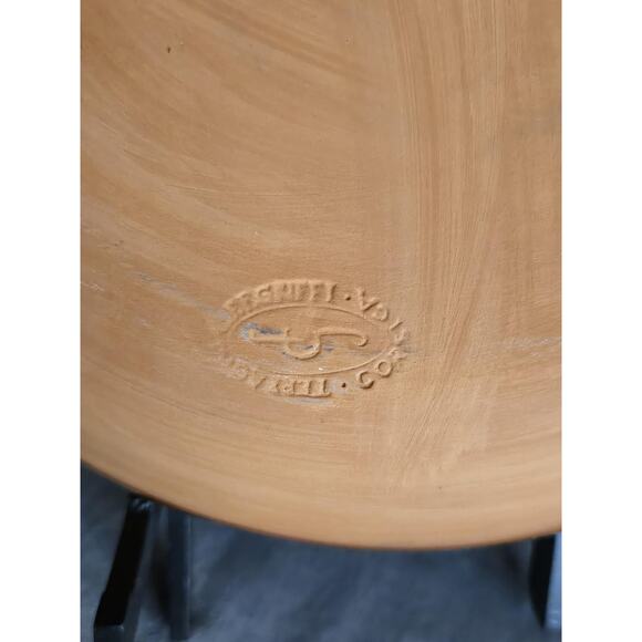 Vintage F.F. Griffi Corsica Dish – 10” Hand-Painted Plate, French Island Pottery - Picture 7 of 8